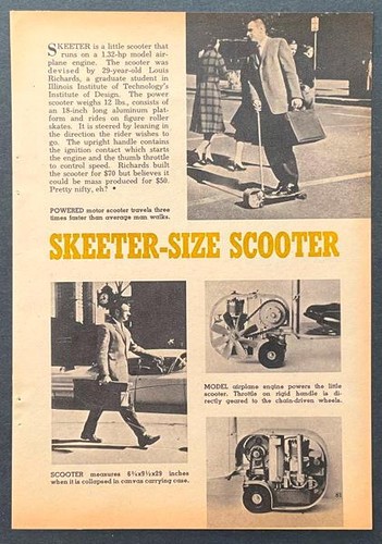 Stand scooter 1960 articolo - 1960,