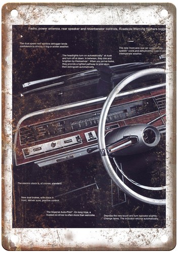 Insegna metallo chrysler - insegna,