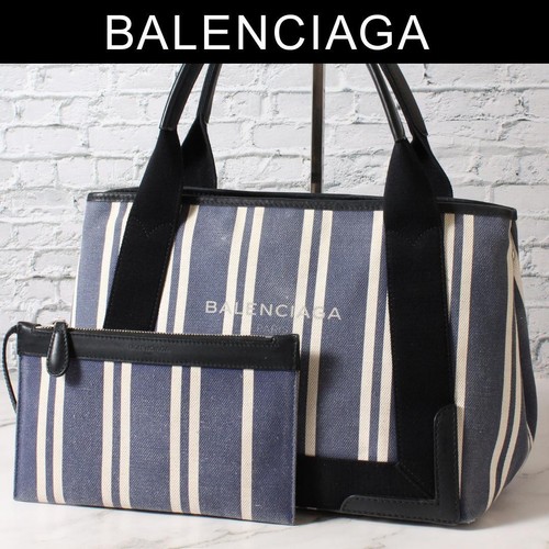 Borsa balenciaga cabas righe - balenciaga, a
