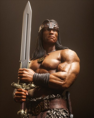 Conan barbaro 22cm resina - il,
