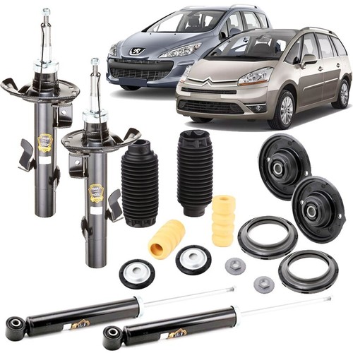 Kit ammortizzatori supporti - kit, ammortizzatori+supporti