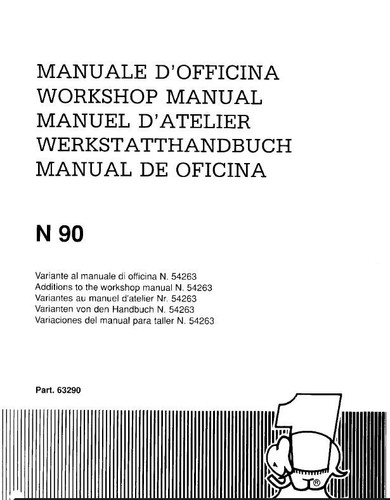 Manuale officina cagiva n90 - cagiva,
