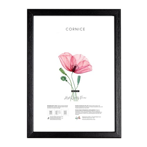 Cornice foto legno - , nera,