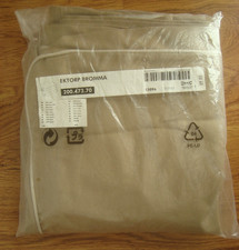 Copri poggiapiedi IKEA EKTORP Bromma IDEMO BEIGE con tubino antiscivolo 100% cotone