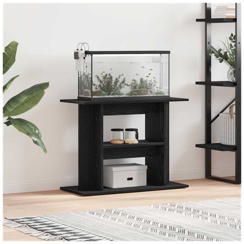 Supporto acquario rovere - rovere, nero