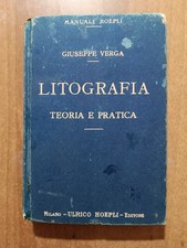 MANUALI HOEPLI - LITOGRAFIA -