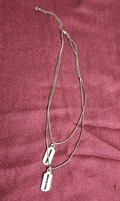 collana a doppio strato con