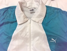 Giacca tuta donna Puma tg 42 bianco turchese