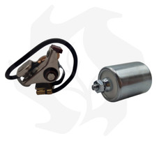PUNTINE PLATINATE+CONDENSATORE MOTOSEGA HUSQVARNA 65-77-160-cod BG 003747-002805