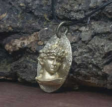 Ciondolo Antinoo in argento e