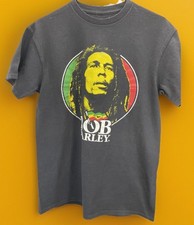 T-shirt uomo Bob Marley Zion nera 100% cotone taglia M