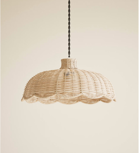 Paralume rattan capesante - in,