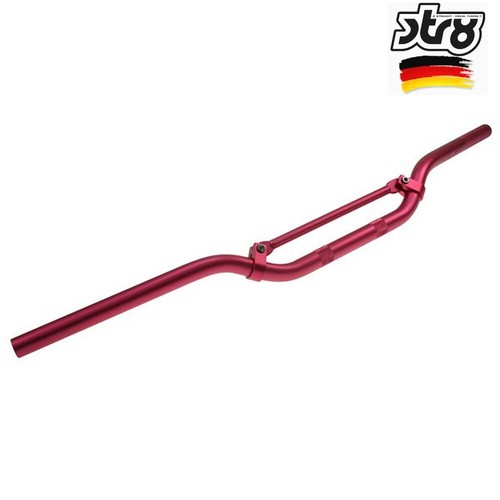 Manubrio 22mm motocross rosso - manubrio,