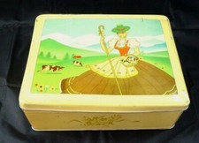 VECCHIA scatola di latta