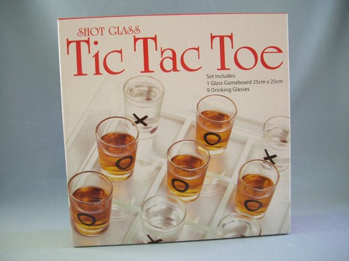 Shot glass tic tac - tic,