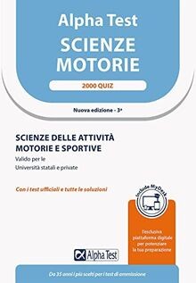 Alpha test scienze - scienze, motorie