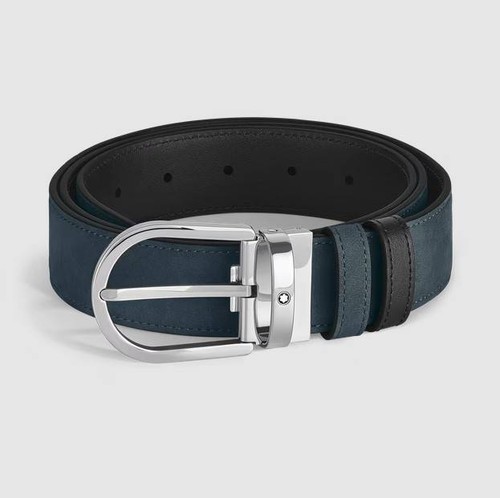 Cintura montblanc fibbia ferro - cintura,
