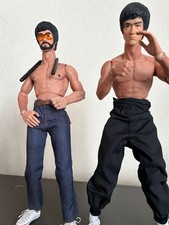 Set 2 action figure Bruce Lee, personalizzate, uniche nel loro genere