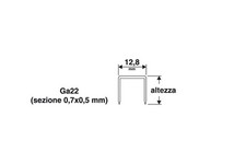 PUNTI PER CUCITRICE GRAFFETTATRICE PUNTATRICE MANUALE 1455554 6 mm VALEX 1455576