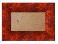 Cornice da tavolo in legno radica di noce elegante per foto stampe  Spess. cm 4