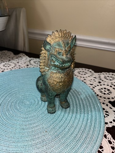Statua singha vintage thai - statua,
