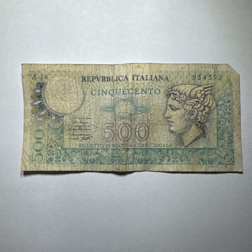 500 lire carta - lire,