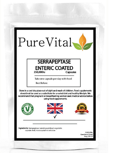 Serrapeptase 250 000iu capsule - 250.000iu,