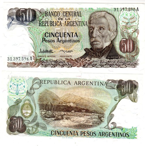 Argentine argentina pesos - argentine, 50