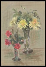 VASI DI FIORI DIPINTO