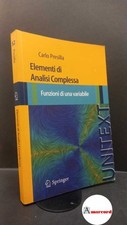 Presilla, Carlo. Elementi di analisi complessa : funzioni di una variabile. Mila