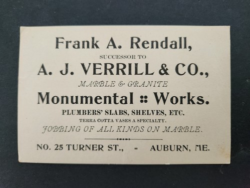 1880 antico frank - a, rendall