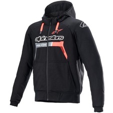 Alpinestars Chrome Ignition Felpa da Moto con Cappuccio Giacca da Moto...