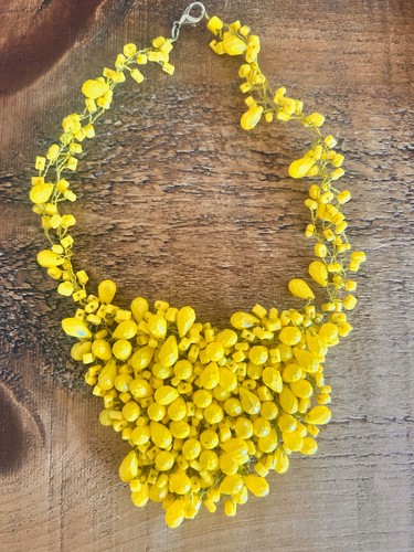 Collana con pietre gialle zara - collana,