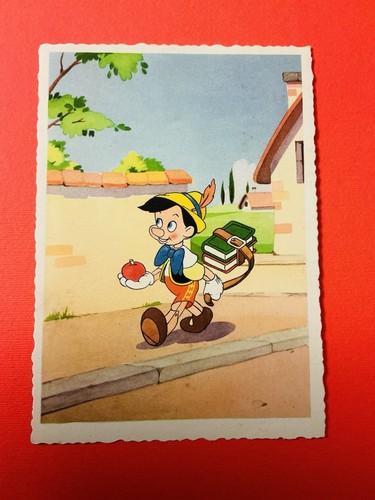 Pinocchio cartolina originale - pinocchio-,