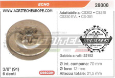 28000 PIGNONE CAMPANA FRIZIONE MOTOSEGA ECHO CS330 EVL 3/8 6 DENTI
