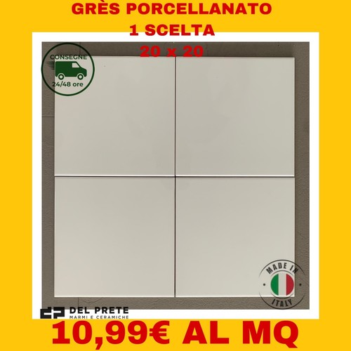 Piastrelle bianco - bianco, da