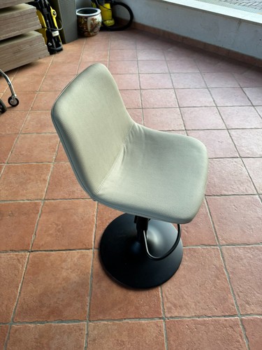 Sgabello alto regolabile - alto, beige