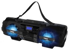 Naxa MP3/CD Bass Reflex Boombox & Sistema PA con Bluetooth® (NPB-262)