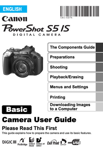 Canon powershot digital - canon, s5