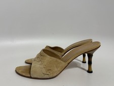 Sandalo vintage Gucci beige scamosciato tacco 39