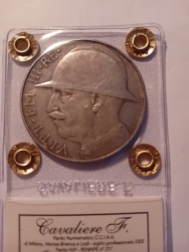 Regno italia lire elmetto - 20,