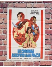 manifesto UN CRIMINALE ASSERVITO ALLA POLIZIA rocco rhodes marks azione A14