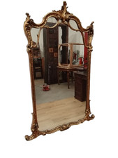 Grande specchiera in legno