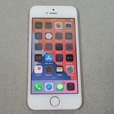 Apple iPhone SE 64 GB oro rosa A1662 sbloccato iOS 14.8 funziona punto luce leggere