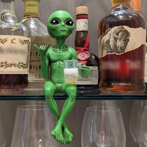 Green alien roswell - alien, space