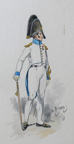 Charles brun disegno militaria - charles,