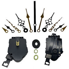 Nuovo ricambio pendolo ticchettio quarzo orologio meccanismo movimento e lancette metallo  