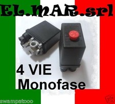 Pressostato Compressore Monofase 4 vie 12 BAR max