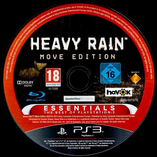 Heavy rain move edition - edition, ps3