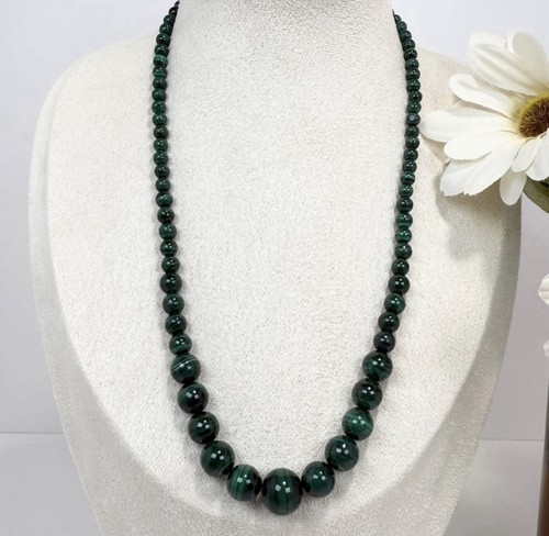 Collana perle malachite - perle,